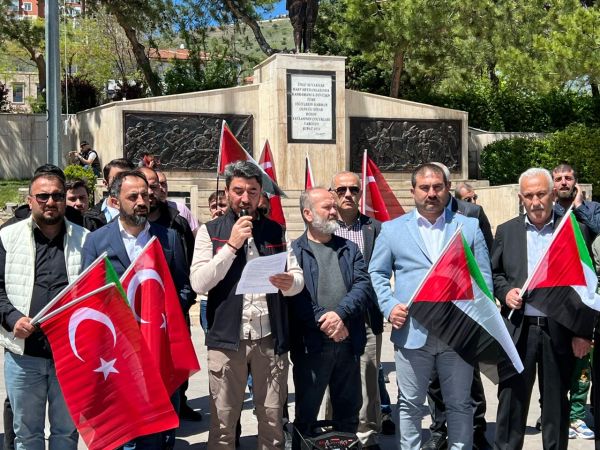 Yozgat birlik oldu: Gazze’deki katliama karşı kardeşlerimizin yanındayız