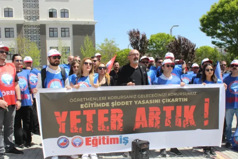 Yozgat'ta Eğitimciler Yaşamak için Haykırdı