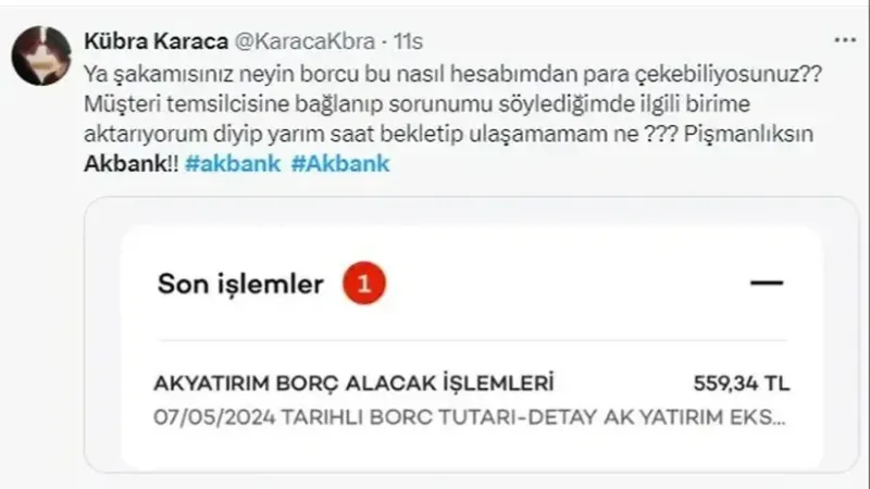 Yozgat'tan Akbank Şoku: Hesaplardan Bilgiler Dışında Para Çekildi!
