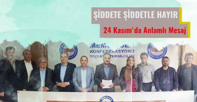 Memur-Sen Yozgat Şube Başkanı Kenan Şerefli "Eğitimciye Şiddete Hayır' Mesajı