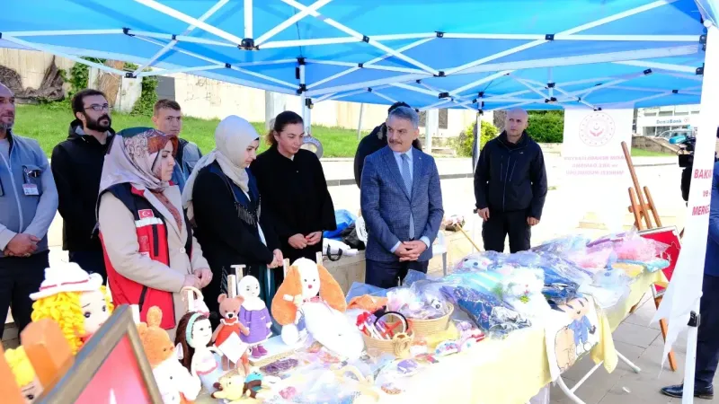Yozgat'ta Engelli Bireylerin El Emeği Göz Nuru Eserleri Sergilendi!