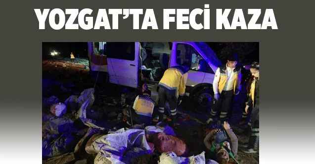 Yozgat’ta trafik kazası: 16 yaralı
