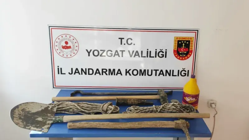 Yozgat'ta Kaçak Kazıcılar Suçüstü Yakalandı!
