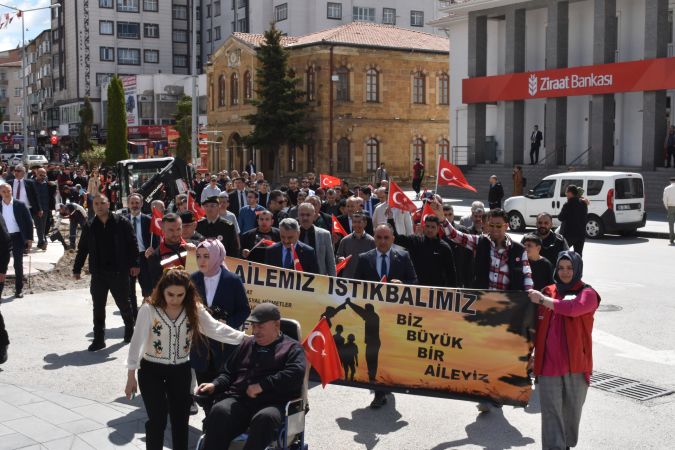 Yozgat'ta Engelliler İçin Farkındalık Yürüyüşü
