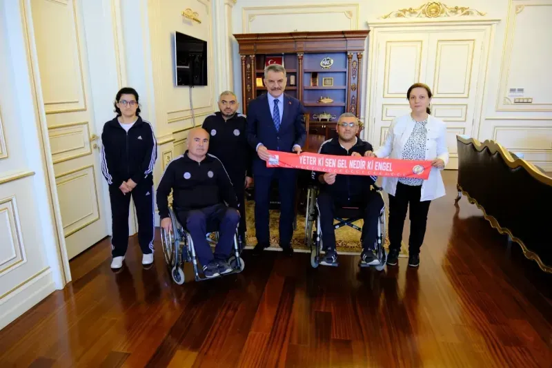 Yozgat Valisi Mehmet Ali Özkan Sporcuları ağırladı