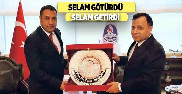 Sorgun Belediye Başkanı M. Erkut Ekinci Anayasa Mahkemesi Başkanı Zühtü Arslan’ı Ziyaret Etti