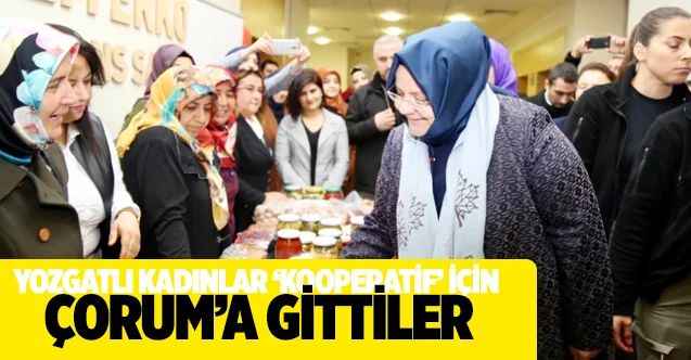 Kadın Kooperatifleri Bölge Toplantısı Çorum’da Yapıldı. Toplantıya Yozgatlı Kadınlar da Katıldı
