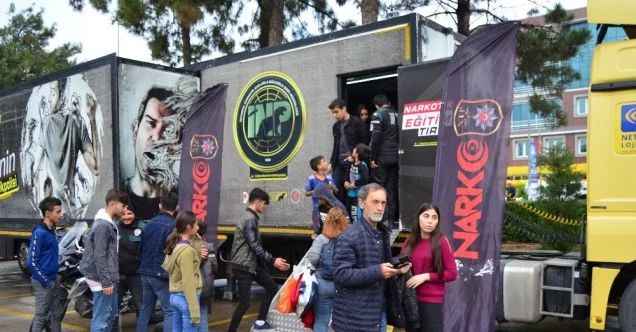 Narkotik Eğitim Tır’ına büyük ilgi