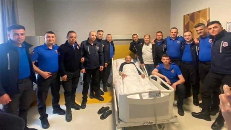 Yozgatlı Gazi’ye moral ziyareti