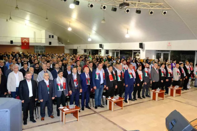 Türkiye'nin tam ortası Akdağmadeni’nden Gazze’ye destek, İsrail'e Lanet