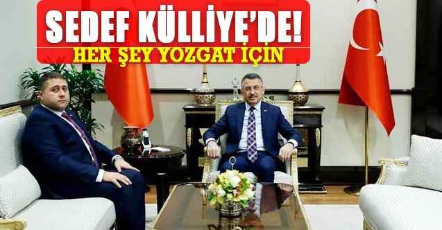 MHP Yozgat Milletvekili Ethem Sedef, Cumhurbaşkanlığı Külliyesi'nde! İki Yozgatlı'nın Buluşmasında Neler Konuşuldu?