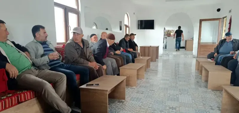 Yozgat Sorgun Eymir'de başkandan muhabbetli dokunuş.