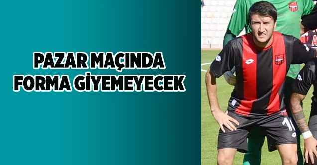 Aytaç Deniz Pazar maçında forma giyemeyecek