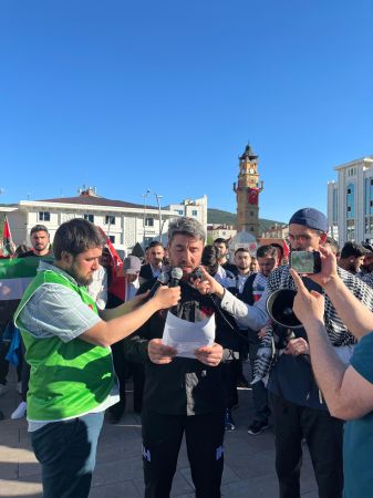 Yozgat'ta Gazze İçin Bir Araya Geldiler