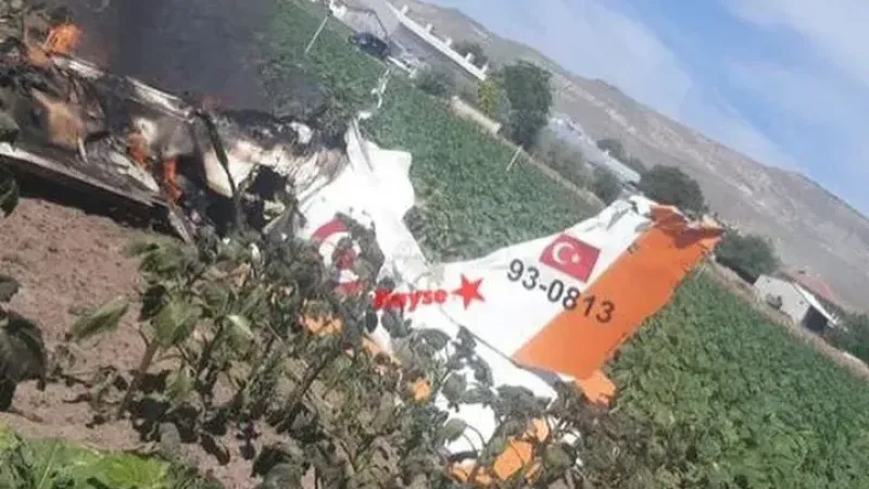 Kayseri'de Eğitim Uçağı Düştü, Mürettebattan Haber Alınamıyor!