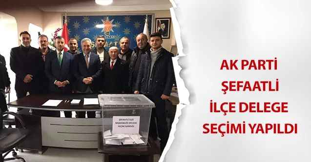 Ak Parti şefaatli İlçe Delege seçimi yapıldı