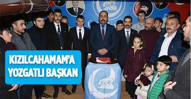 Kızılcahamam'a Yozgatlı Başkan... Ülkücüler Yemin Ederek Görev Teslimi Yaptı!