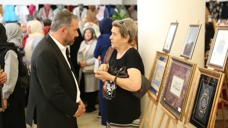 Pursaklar’ın Yıl Sonu Sergisinde El Emeği Göz Nuru Ürünler