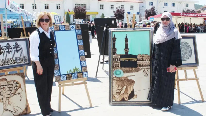 Yozgat’ta Ahşap Yakma Sanatıyla Büyüleyen Sergi!