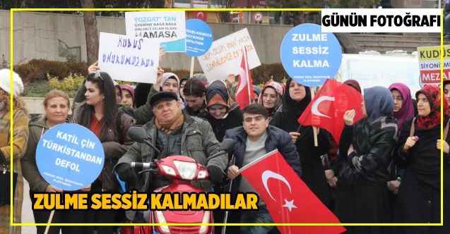 Günün fotoğrafı: Zulme sessiz kalmadılar