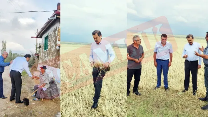 Yozgat’ta Şiddetli Yağışların Ardından Zarar Gören Çiftçilere İYİ Parti Milletvekili Lütfullah Kayalar’dan Destek Ziyareti