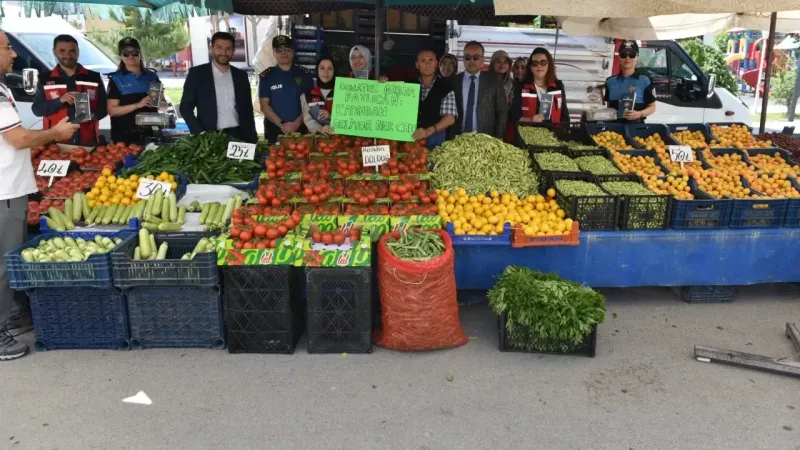 Kadına Şiddetle Mücadelede Sebze Meyve Pazarında Büyük Adım!