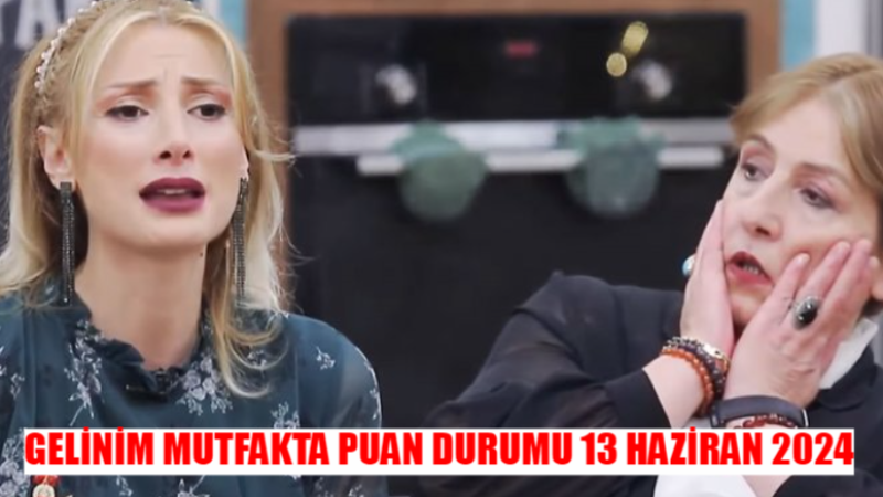 Gelinim Mutfakta 13 Haziran 2024 Puan Durumu Açıklandı: Çeyrek Altını Kim Kaptı? Günün Birincisi Kim Oldu?