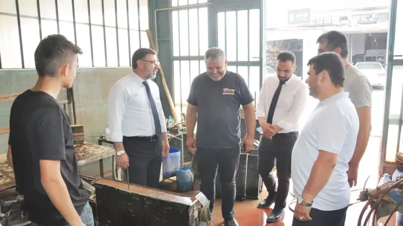 Yerköy Belediye Başkanı Arslan’dan Emekçilere Ziyaret! Taleplerini Dinledi!