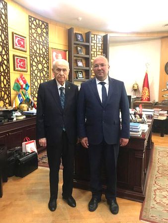 Çayıralan Belediye Başkanı Kaygısız, Bahçeli'yi ziyaret edip Yozgat'a Davet etti