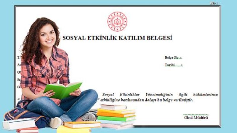 Öğrenci Sosyal Etkinlik Belgesi Nedir?