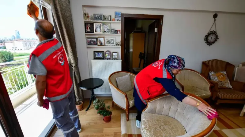 Ankara Büyükşehir Belediyesi'nden Yaşlı ve Engelli Vatandaşlara Bayram Temizliği Müjdesi!
