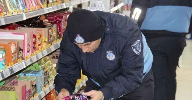 Yozgat zabıtasından ‘şırıngalı çikolata’ denetimi