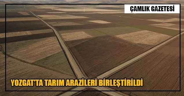 Yozgat'ta 279 bin arazi birleştirildi