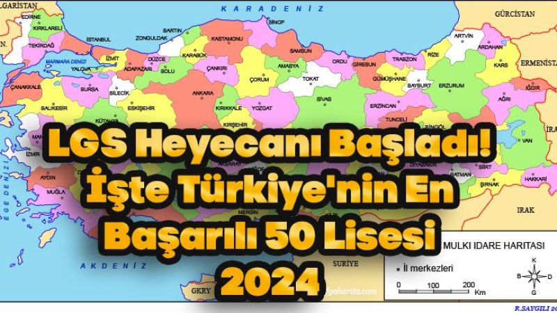 LGS Heyecanı Başladı! İşte Türkiye'nin En Başarılı 50 Lisesi