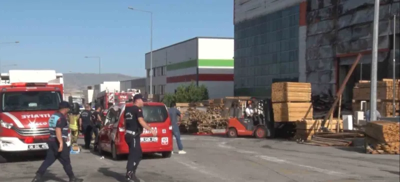 Ankara Sincan'da korkutan yangın!