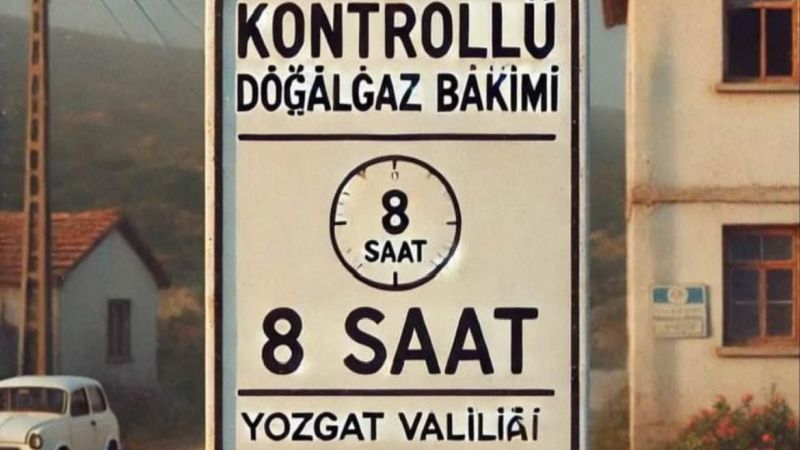 Yozgat'ta Gaz Kokusu Paniği