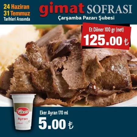 Yozgat’ın Lezzet Sofrasında Döner Fırsatı: 24 Haziran - 31 Temmuz Tarihleri Arasında Gerçek Döneri Şaka Gibi Bir Fiyata Yiyeceksiniz!