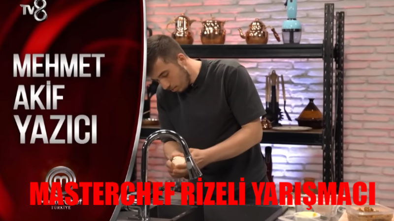 Masterchef Mehmet Akif Yazıcı Instagram Hesabı.. Masterchef Karadenizli Yarışmacı Mehmet Akif Yazıcı Kaç Yaşında, Nereli?