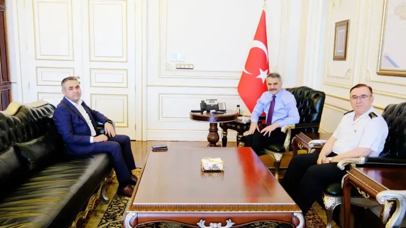Yozgat Valisi Mehmet Ali Özkan komutanları ağırladı