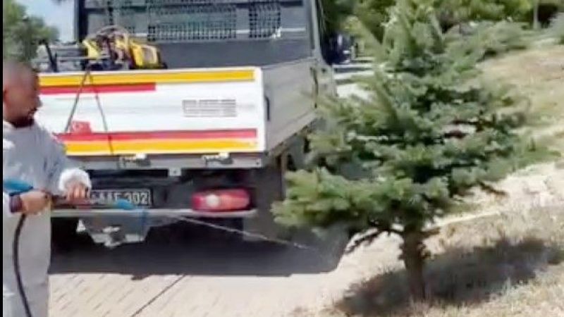 Yozgat’ta Belediye Ekipleri Sahada! İlaçlamalar Devam Ediyor!
