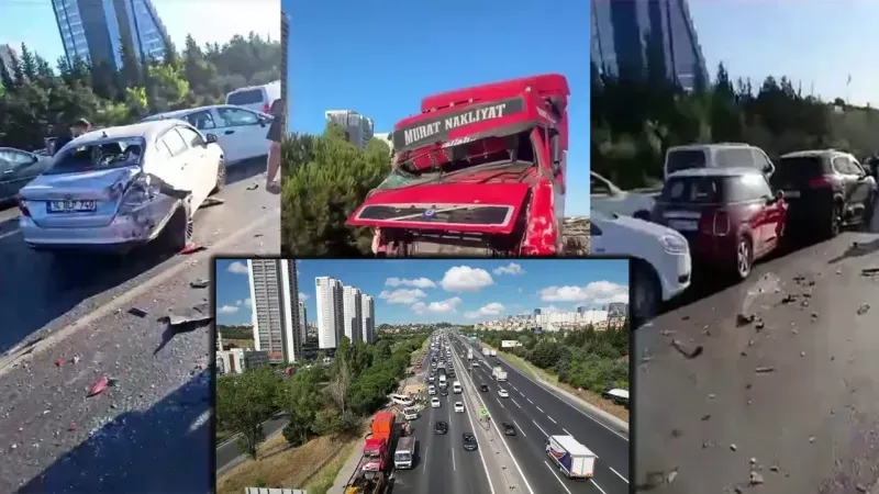 TEM' de Zincirleme Kazası Sebepleri Neler Ölü Yaralı Var mı?