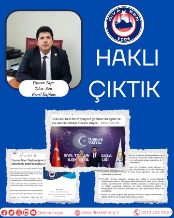 Diva-Sen Genel Başkanı Osman Taşcı: Öğretmenlik Meslek Kanunu TBMM’ye Sunuldu