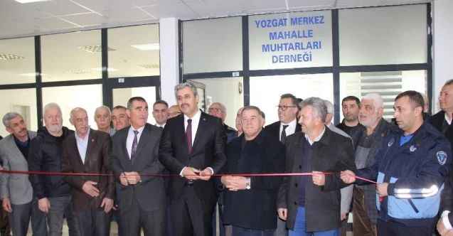 Yozgat Belediyesi’nden muhtarlara yeni yer