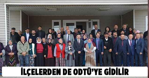 İlçelerden de ODTÜ'ye gidilir