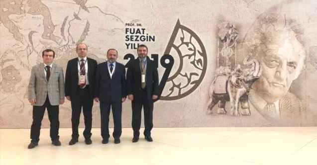Rektör Çufalı, İstanbul’da 2019 Fuat Sezgin yılı kapanış törenine katıldı