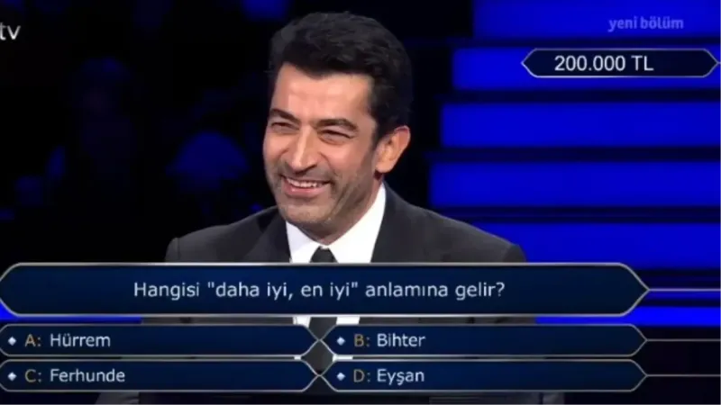 Hangisi "daha iyi, en iyi" anlamına gelir? Kim Milyoner Olmak İster 30 Haziran Sorusu Cevabı Nedir? 100 Bin TL'lik soru ve cevabı ne?