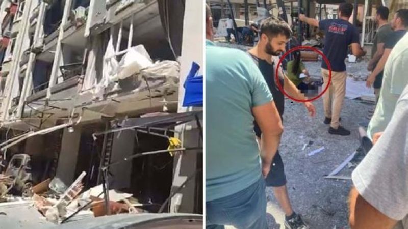 Son dakika İzmir'de doğalgaz patlaması 3 ölü 15 Yaralı