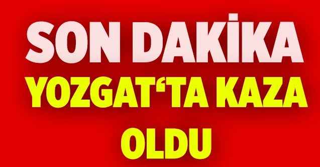 Tekerleği patlayan araç takla attı: