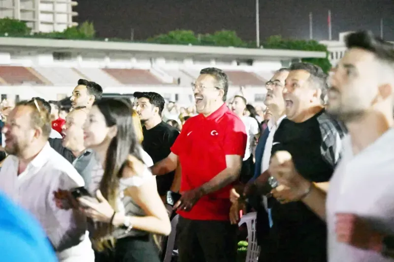 Altındağ’da milli maç coşkusu yaşandı