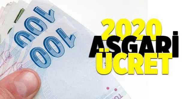 2020 Asgari ücret açıklandı